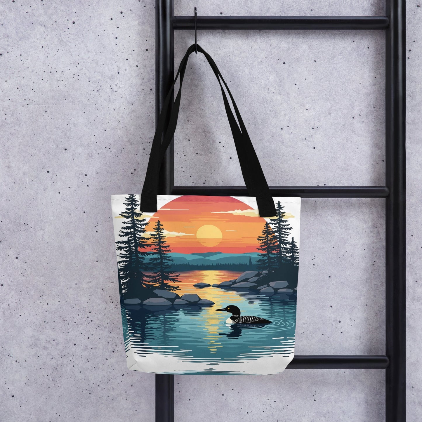 Sunset Duck Tote Bag - Tote Bags - Discovery Co.