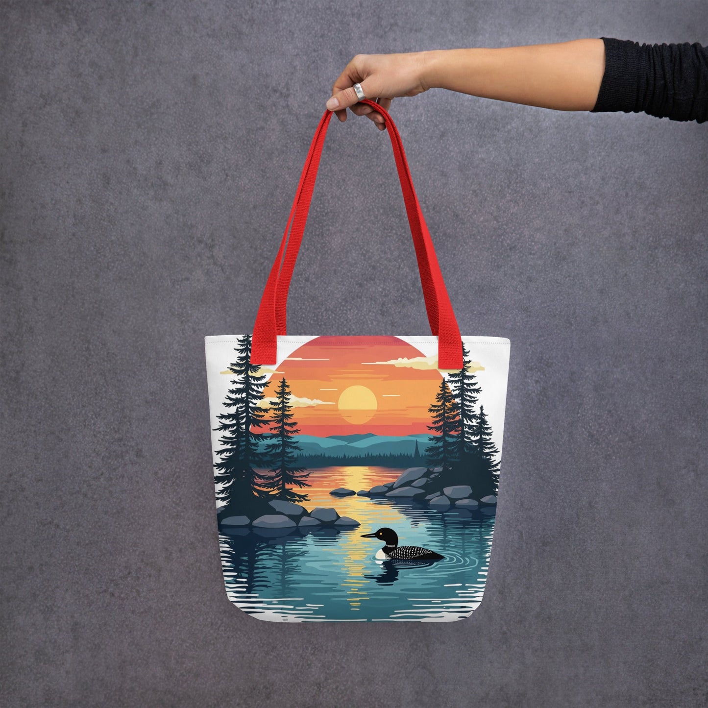 Sunset Duck Tote Bag - Tote Bags - Discovery Co.