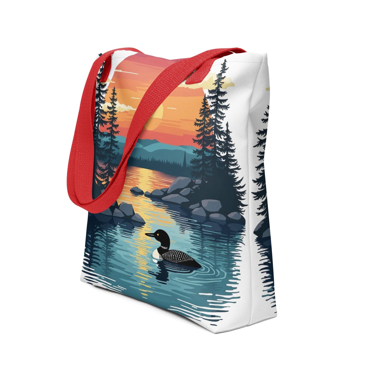 Sunset Duck Tote Bag - Tote Bags - Discovery Co.
