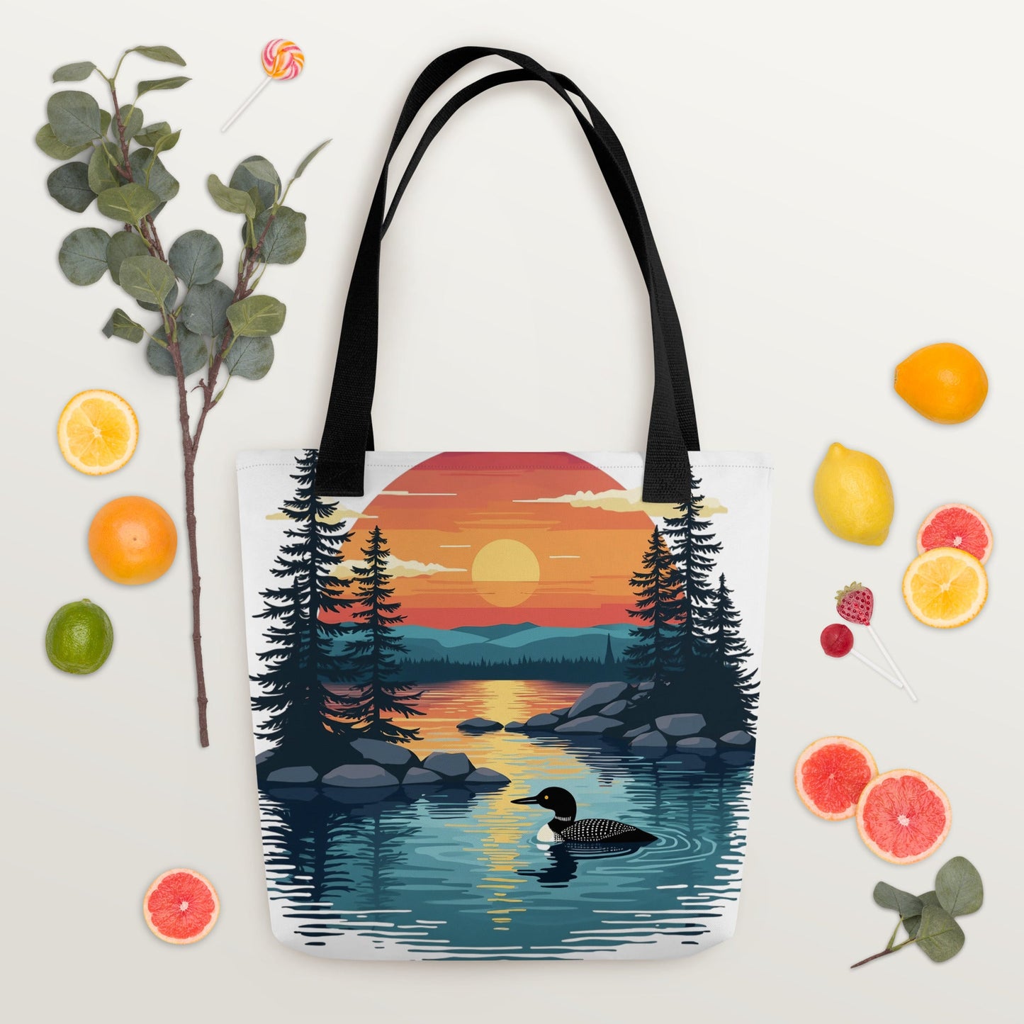 Sunset Duck Tote Bag - Tote Bags - Discovery Co.