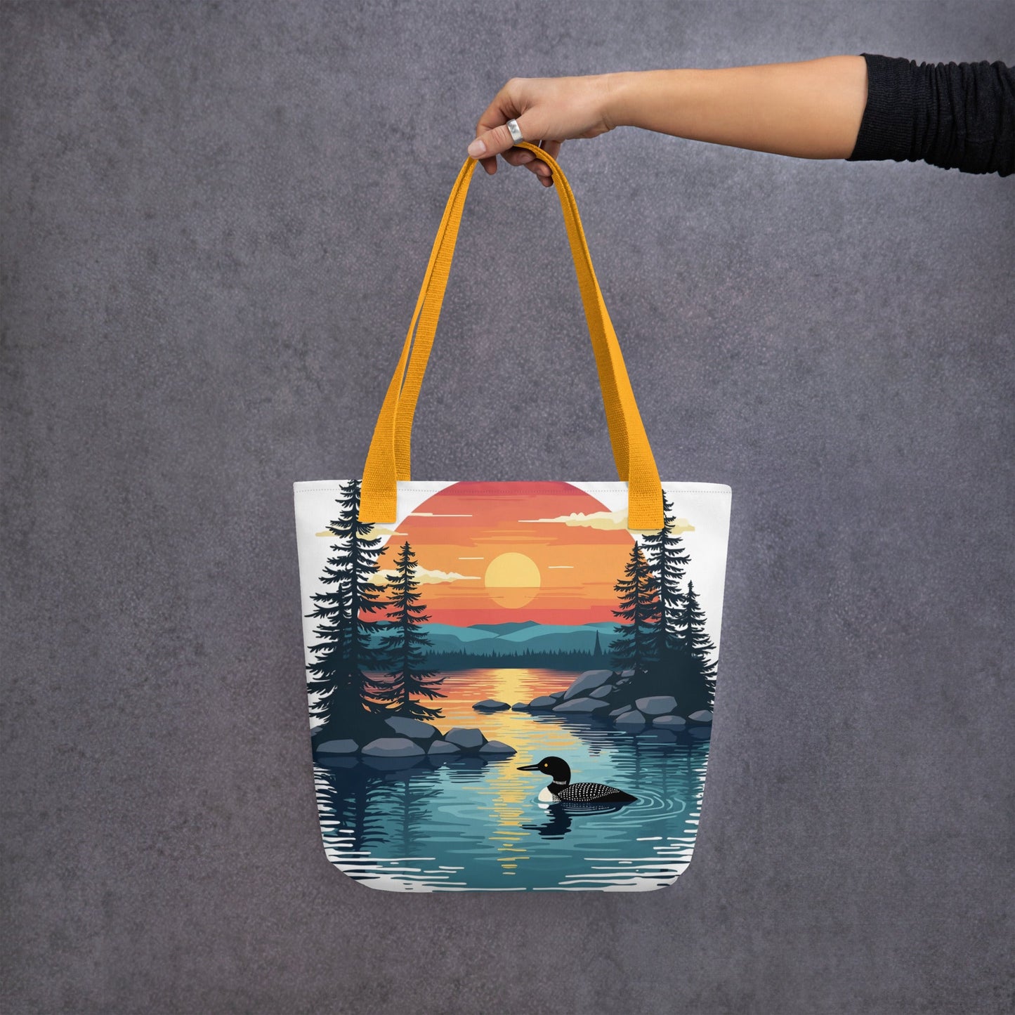 Sunset Duck Tote Bag - Tote Bags - Discovery Co.