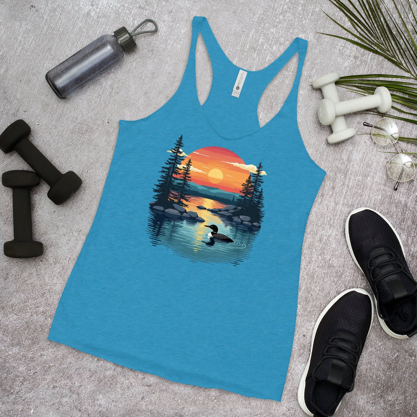 Sunset Duck Women's Racerback Tank - Women's Shirts - Discovery Co.