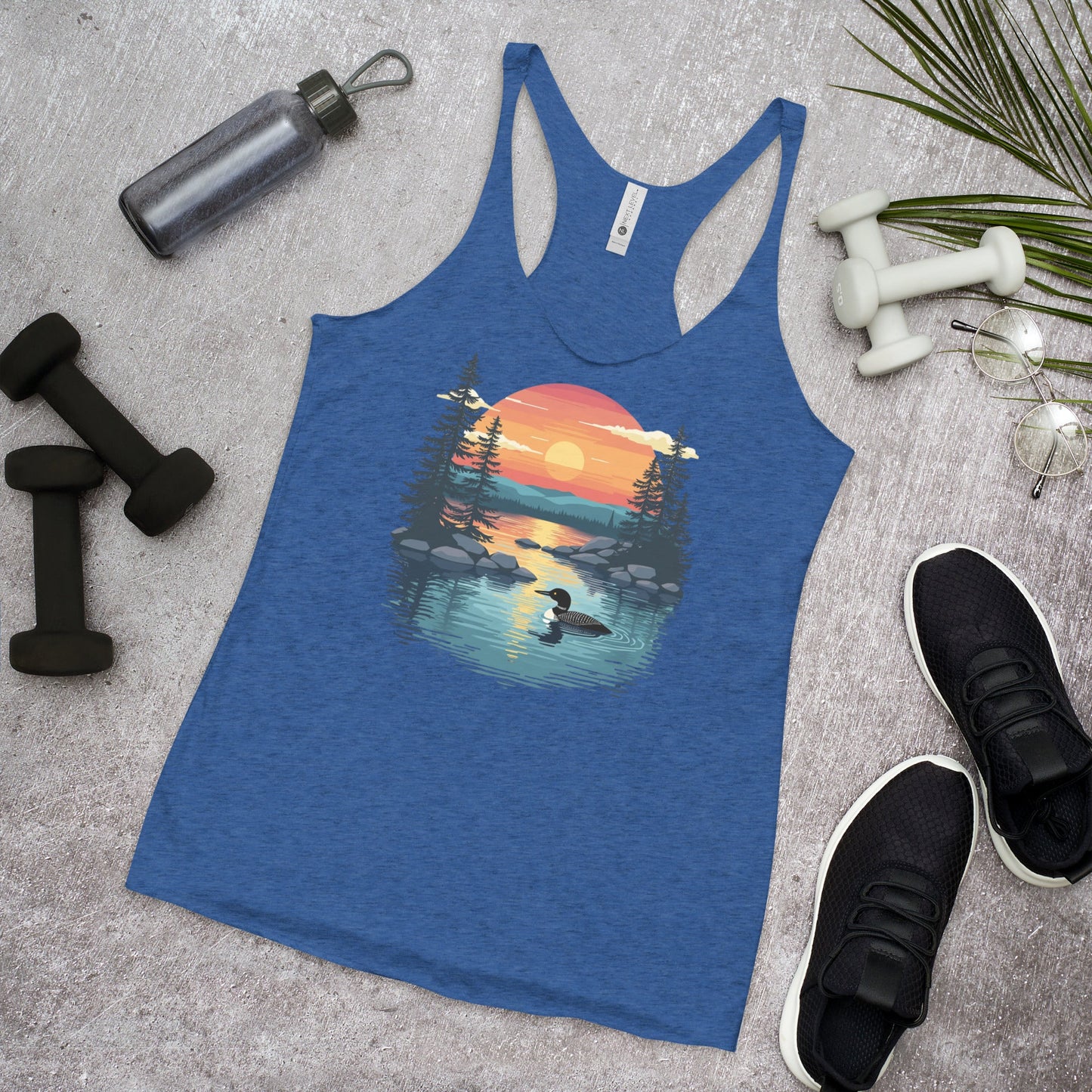 Sunset Duck Women's Racerback Tank - Women's Shirts - Discovery Co.