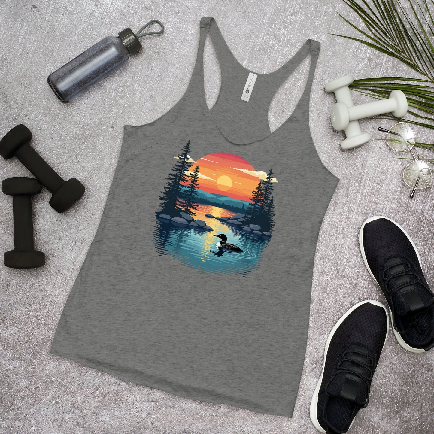 Sunset Duck Women's Racerback Tank - Women's Shirts - Discovery Co.