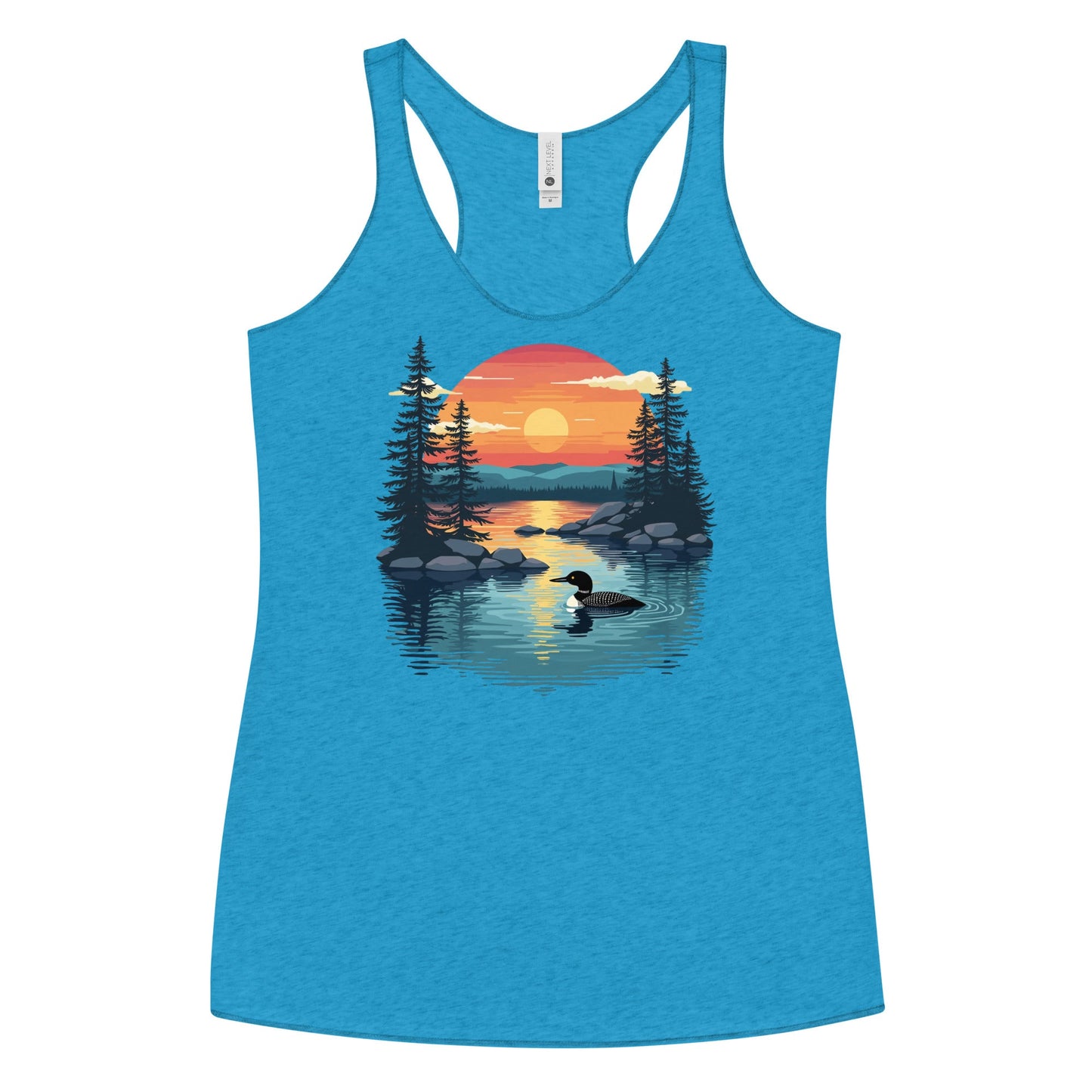 Sunset Duck Women's Racerback Tank - Women's Shirts - Discovery Co.