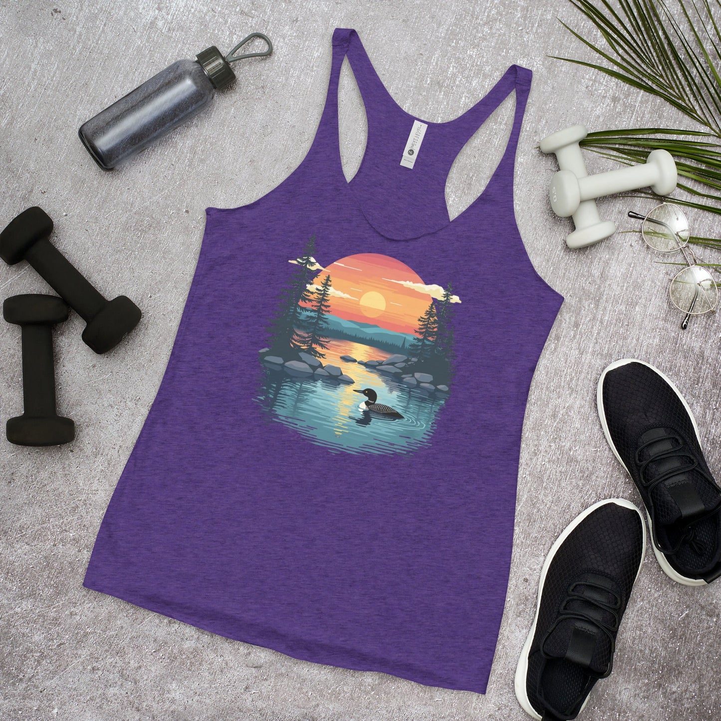 Sunset Duck Women's Racerback Tank - Women's Shirts - Discovery Co.