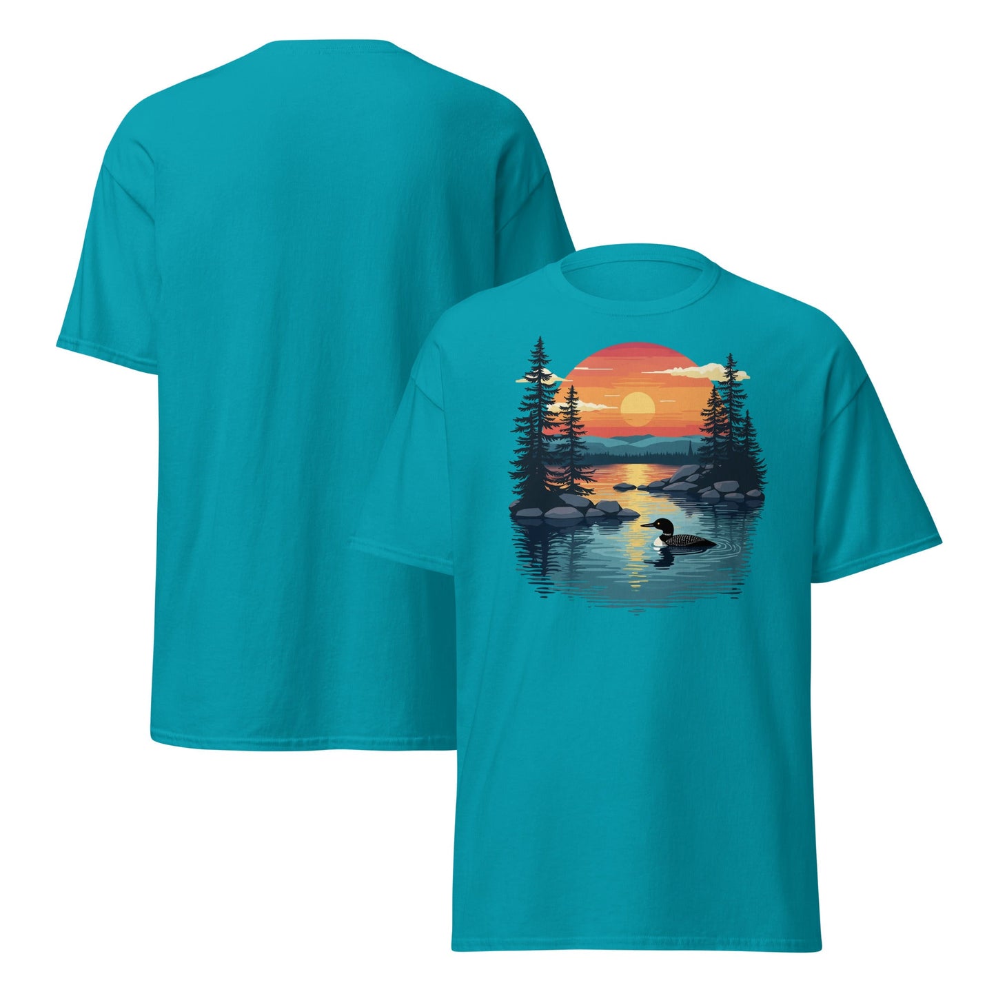 Sunset Duck Women's (Unisex) Classic Tee - Women's Shirts - Discovery Co.