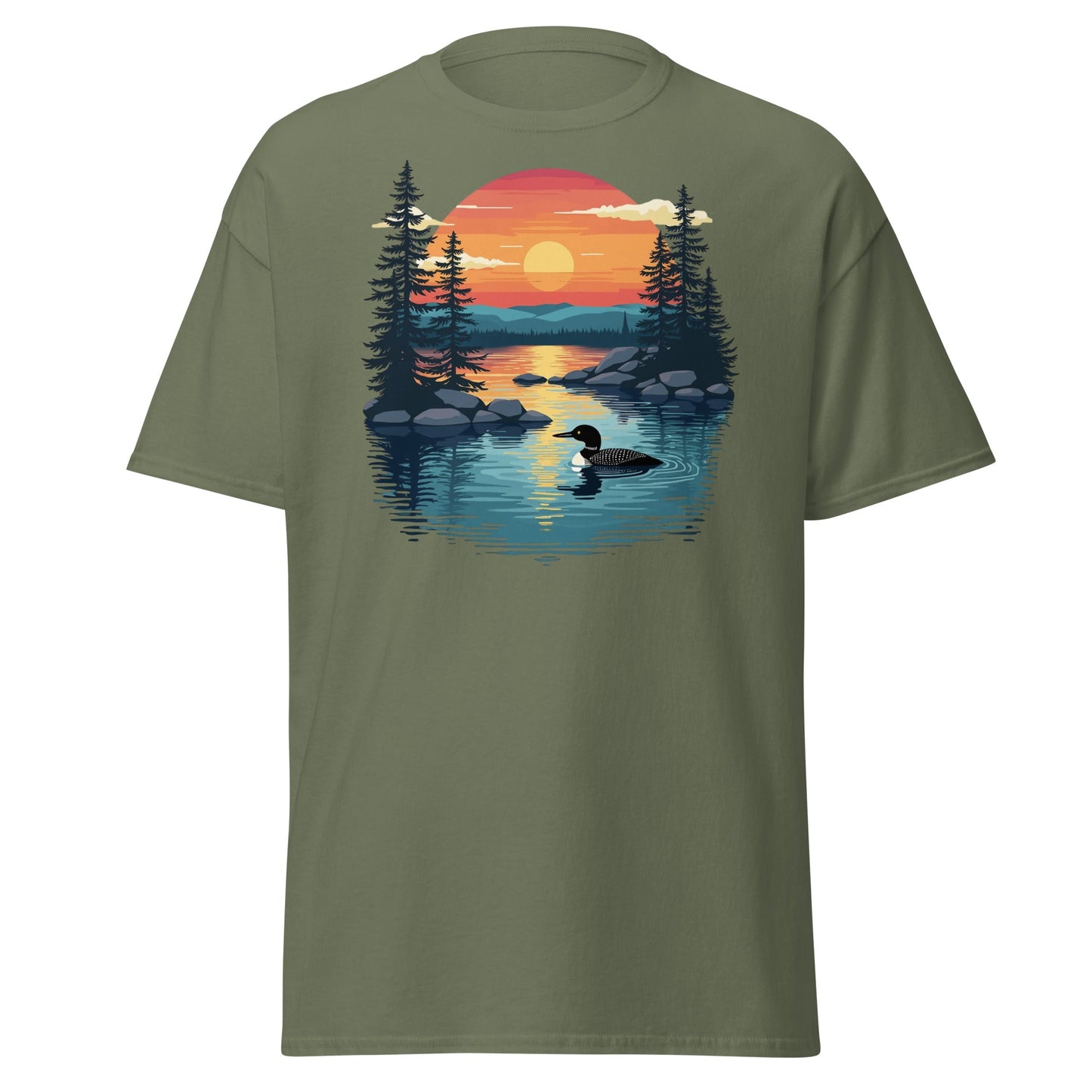 Sunset Duck Women's (Unisex) Classic Tee - Women's Shirts - Discovery Co.