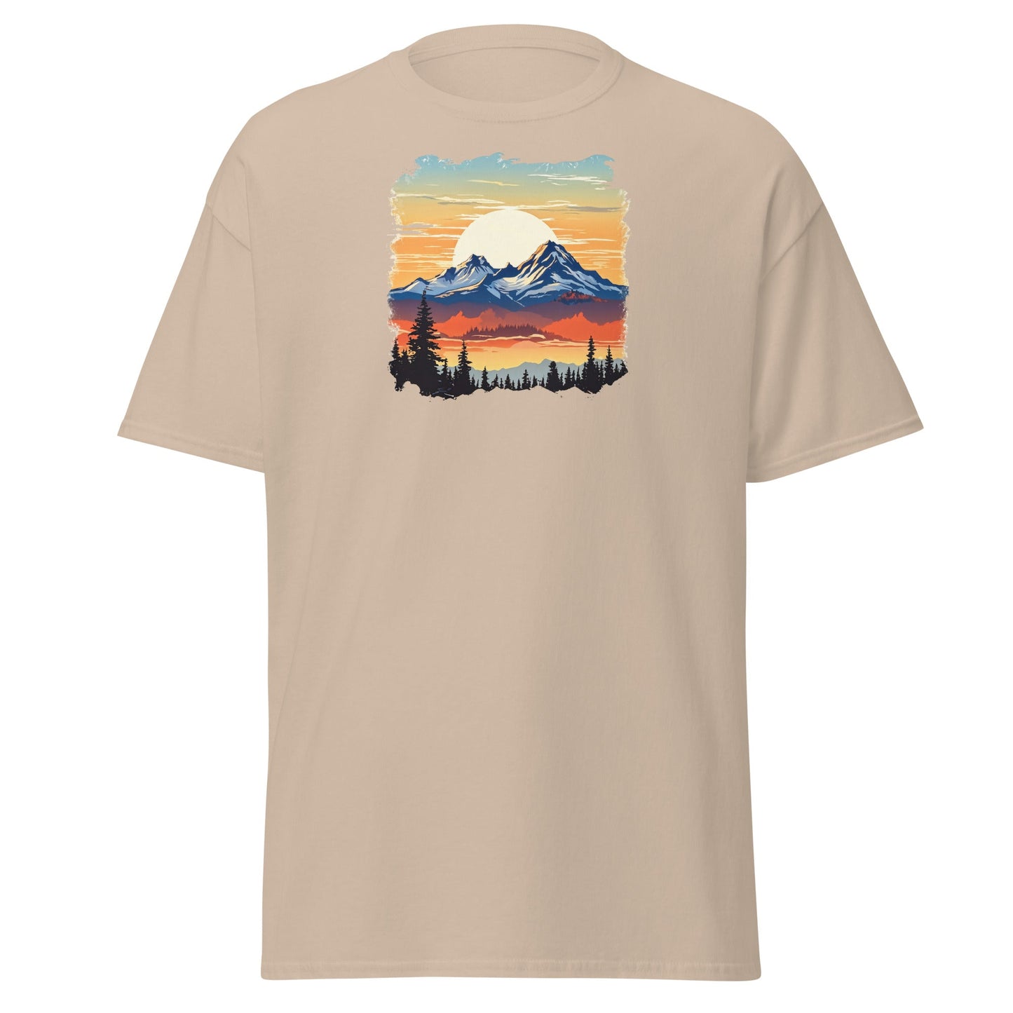 Sunset Mountains Women's (Unisex) Classic Tee - Women's Shirts - Discovery Co.