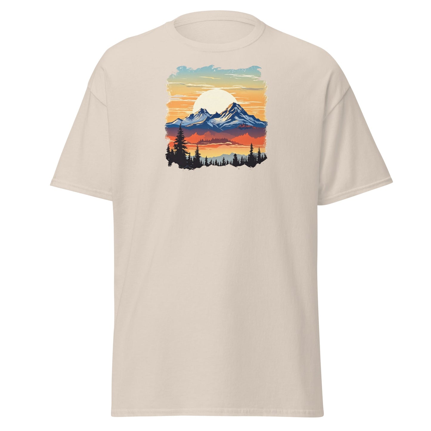 Sunset Mountains Women's (Unisex) Classic Tee - Women's Shirts - Discovery Co.