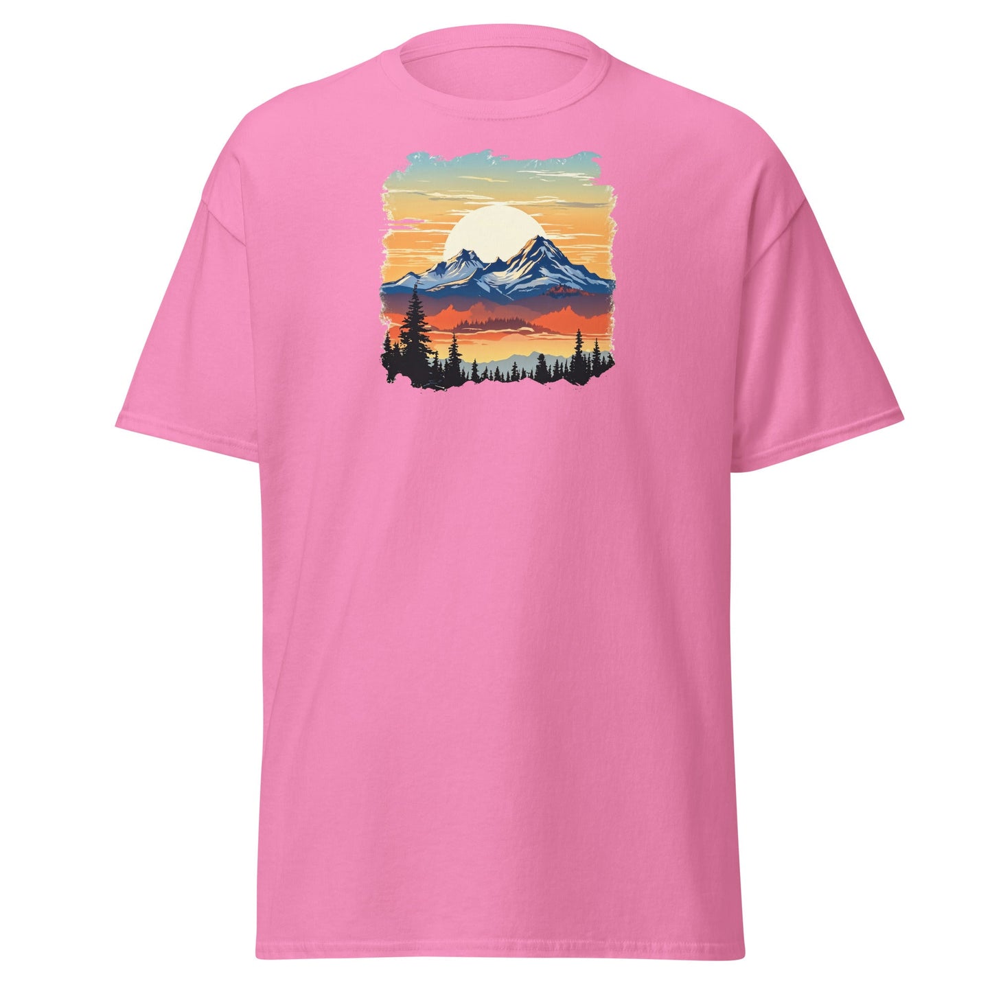 Sunset Mountains Women's (Unisex) Classic Tee - Women's Shirts - Discovery Co.
