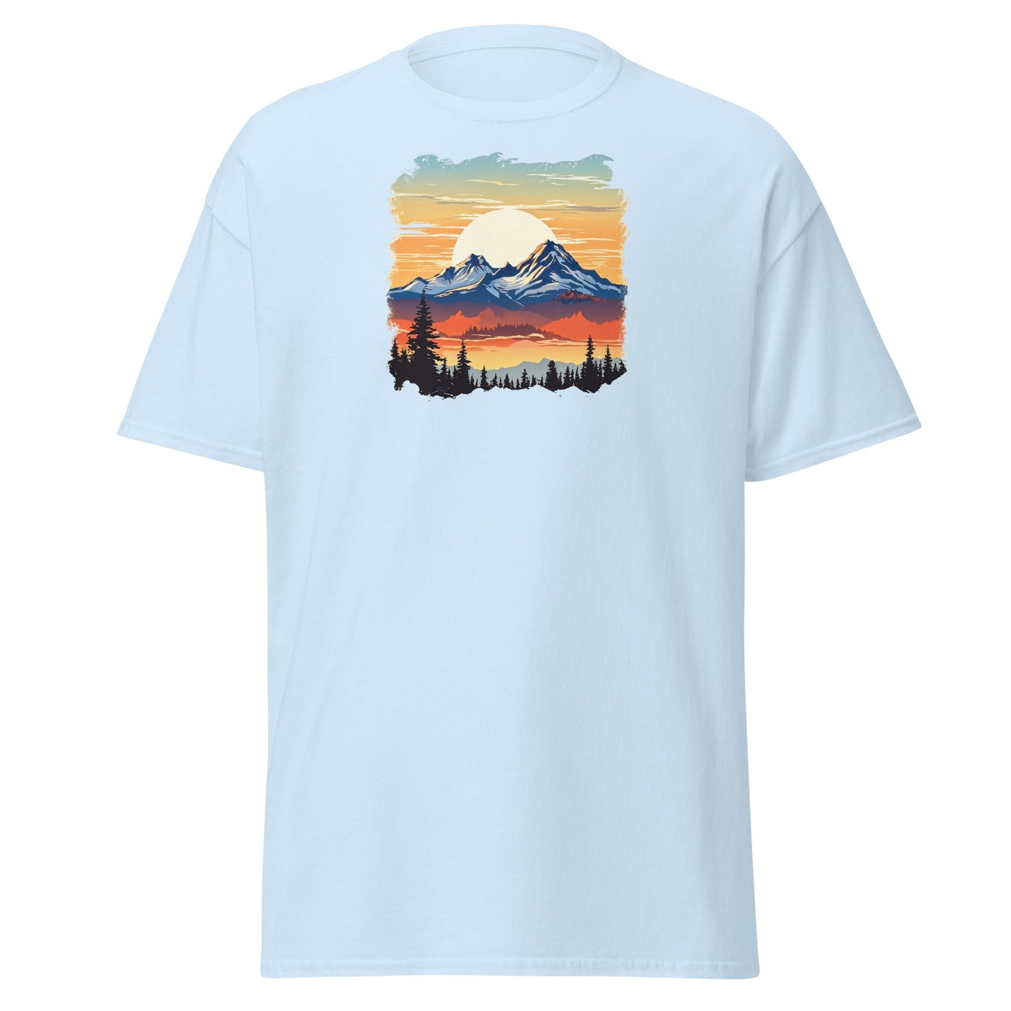 Sunset Mountains Women's (Unisex) Classic Tee - Women's Shirts - Discovery Co.