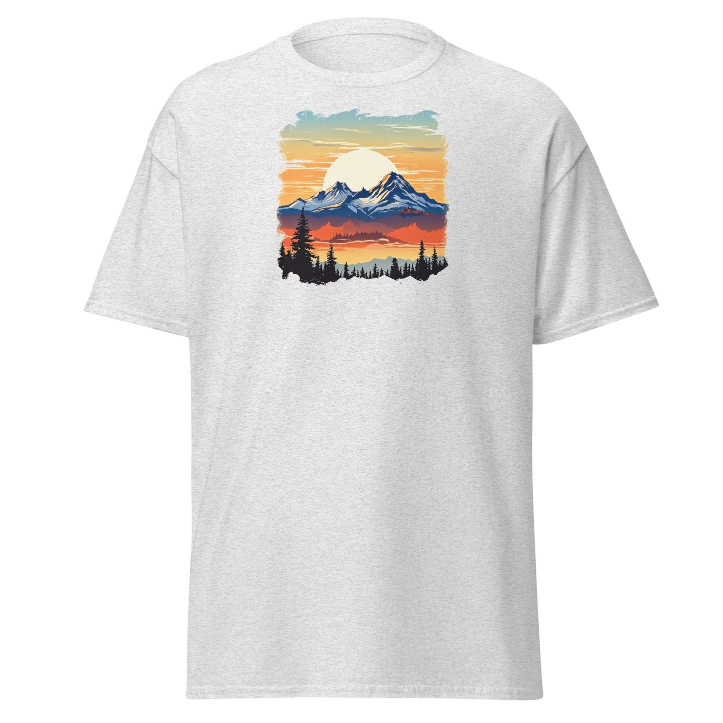 Sunset Mountains Women's (Unisex) Classic Tee - Women's Shirts - Discovery Co.
