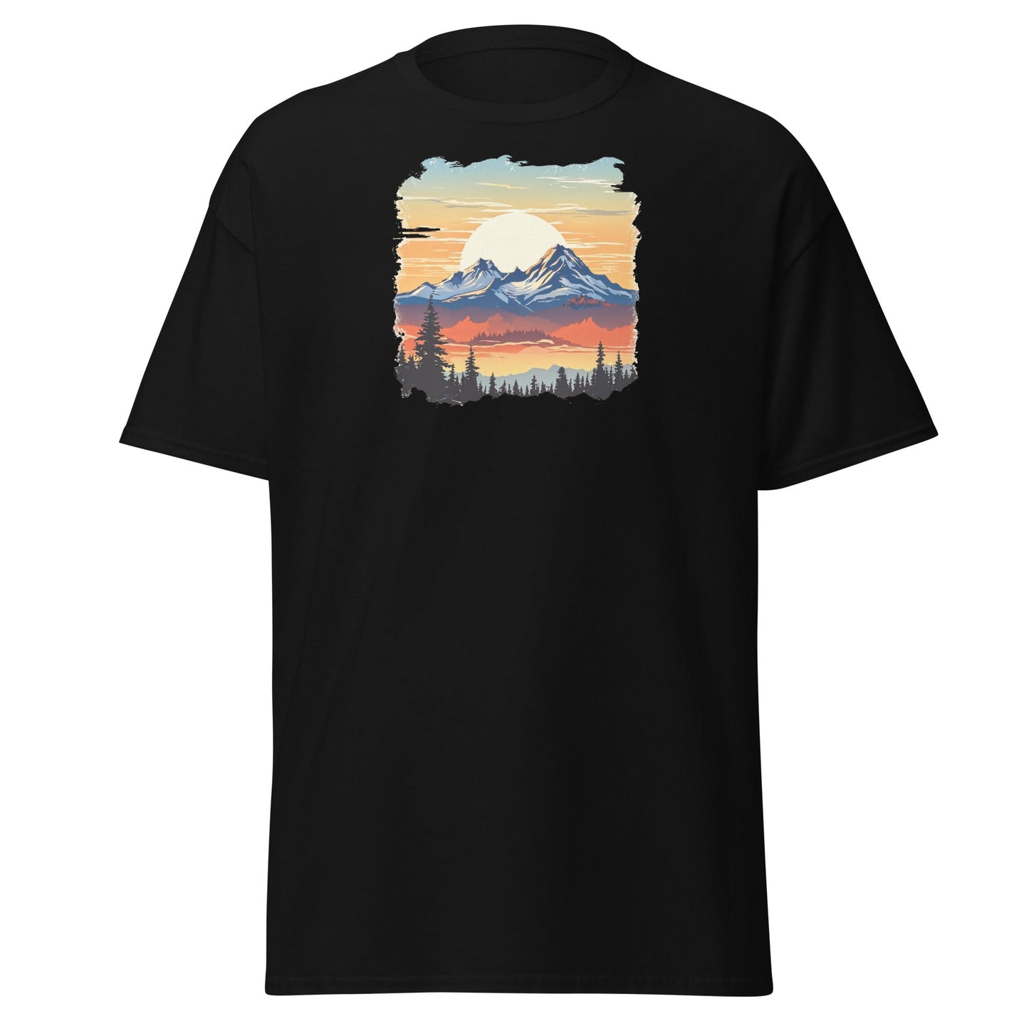 Sunset Mountains Women's (Unisex) Classic Tee - Women's Shirts - Discovery Co.