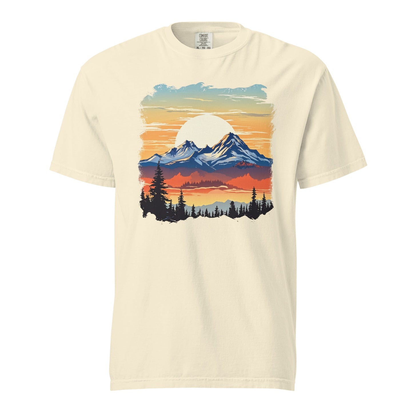Sunset Mountains Women's (Unisex) Premium Tee - Women's Shirts - Discovery Co.