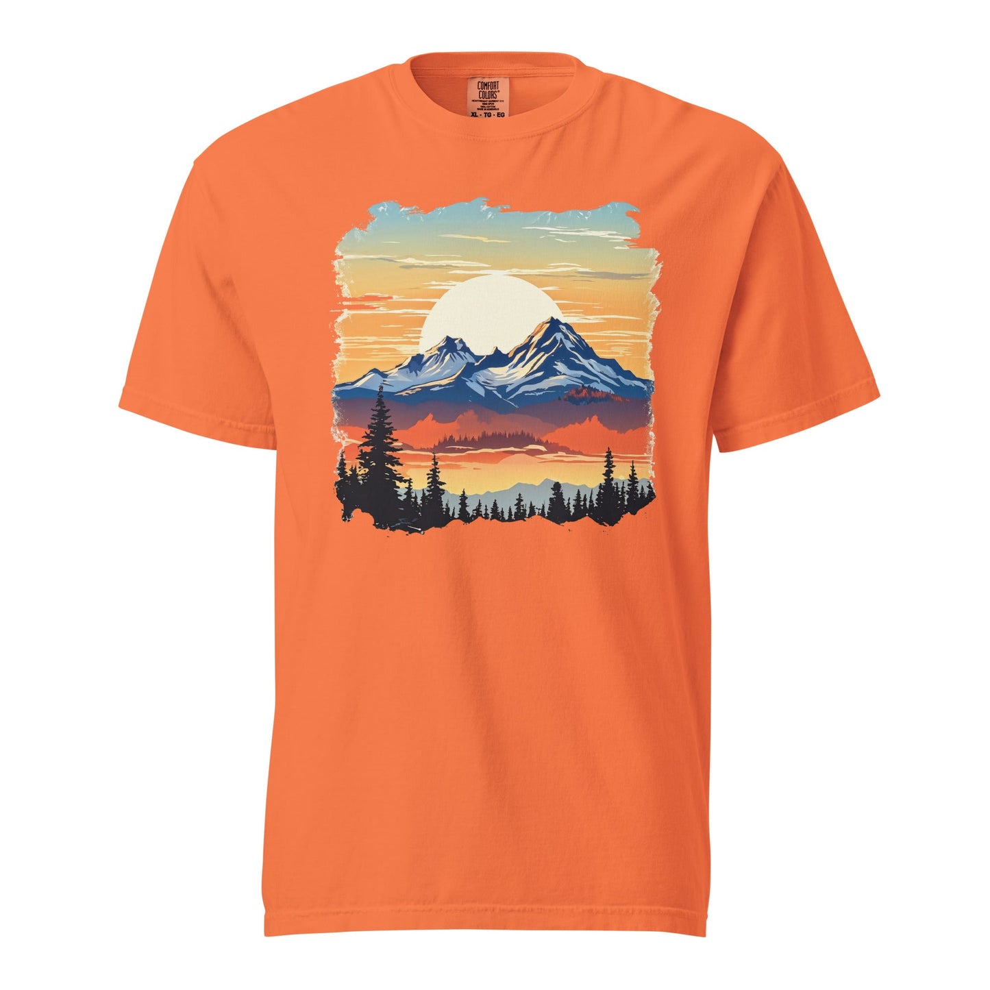 Sunset Mountains Women's (Unisex) Premium Tee - Women's Shirts - Discovery Co.
