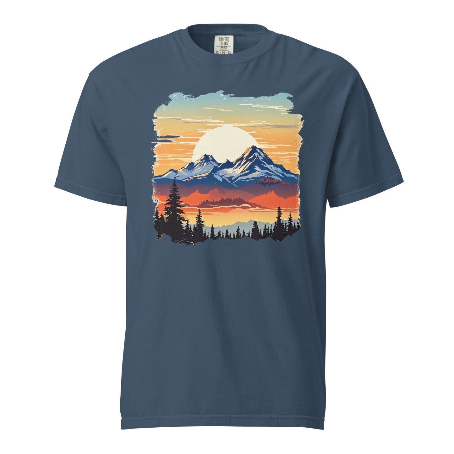 Sunset Mountains Women's (Unisex) Premium Tee - Women's Shirts - Discovery Co.