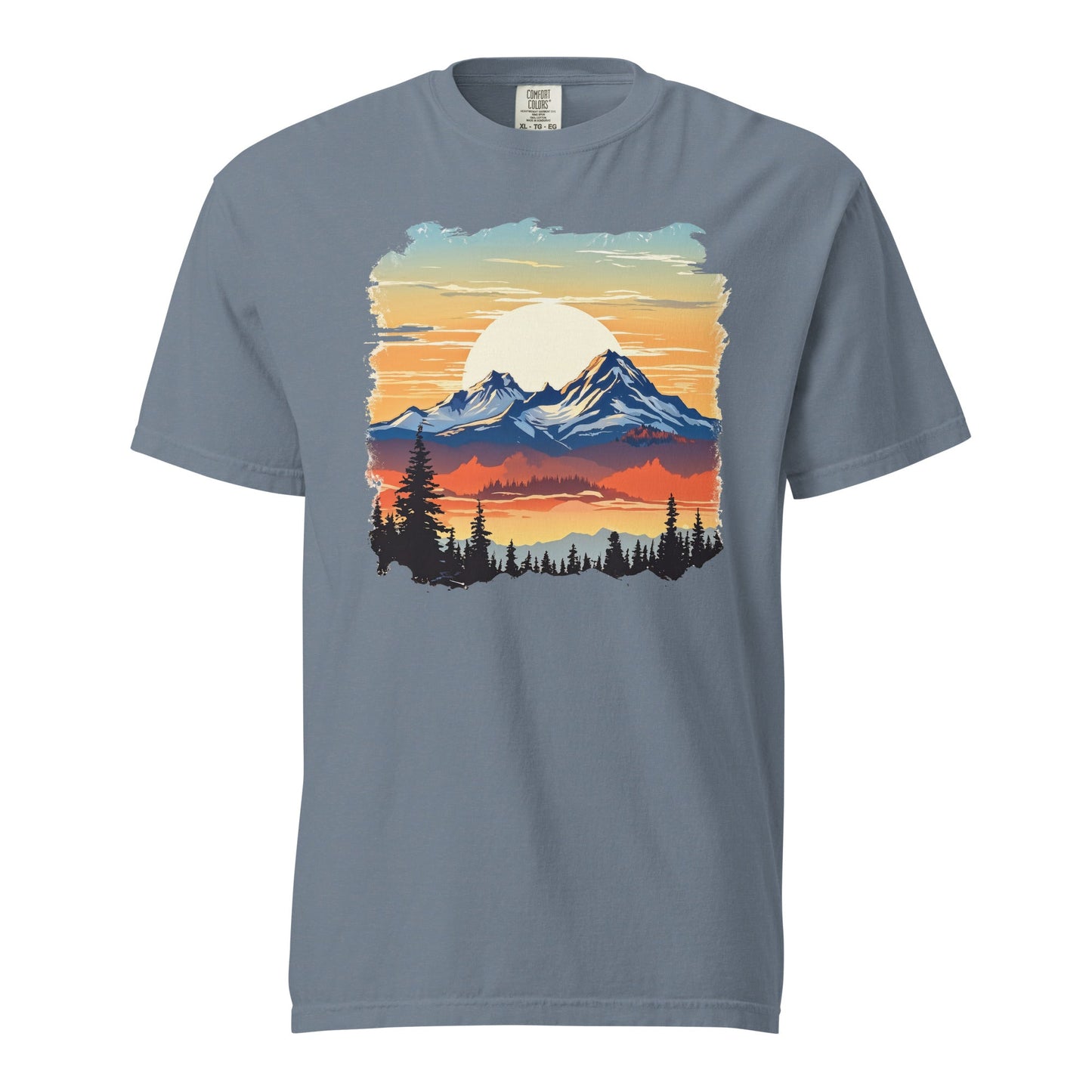 Sunset Mountains Women's (Unisex) Premium Tee - Women's Shirts - Discovery Co.