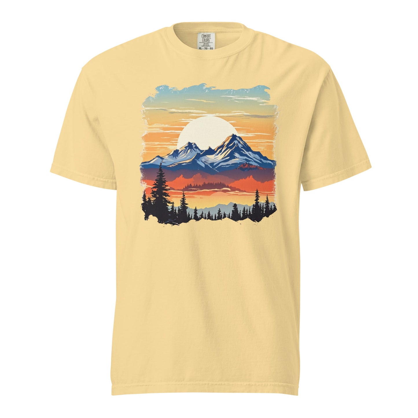 Sunset Mountains Women's (Unisex) Premium Tee - Women's Shirts - Discovery Co.