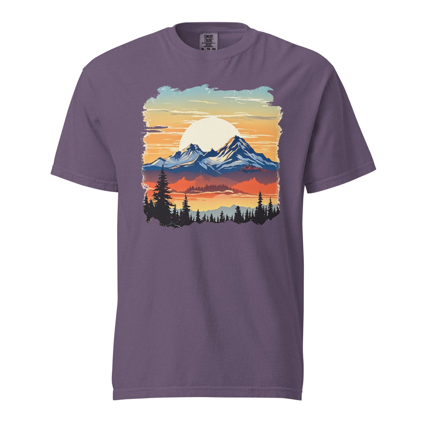 Sunset Mountains Women's (Unisex) Premium Tee - Women's Shirts - Discovery Co.