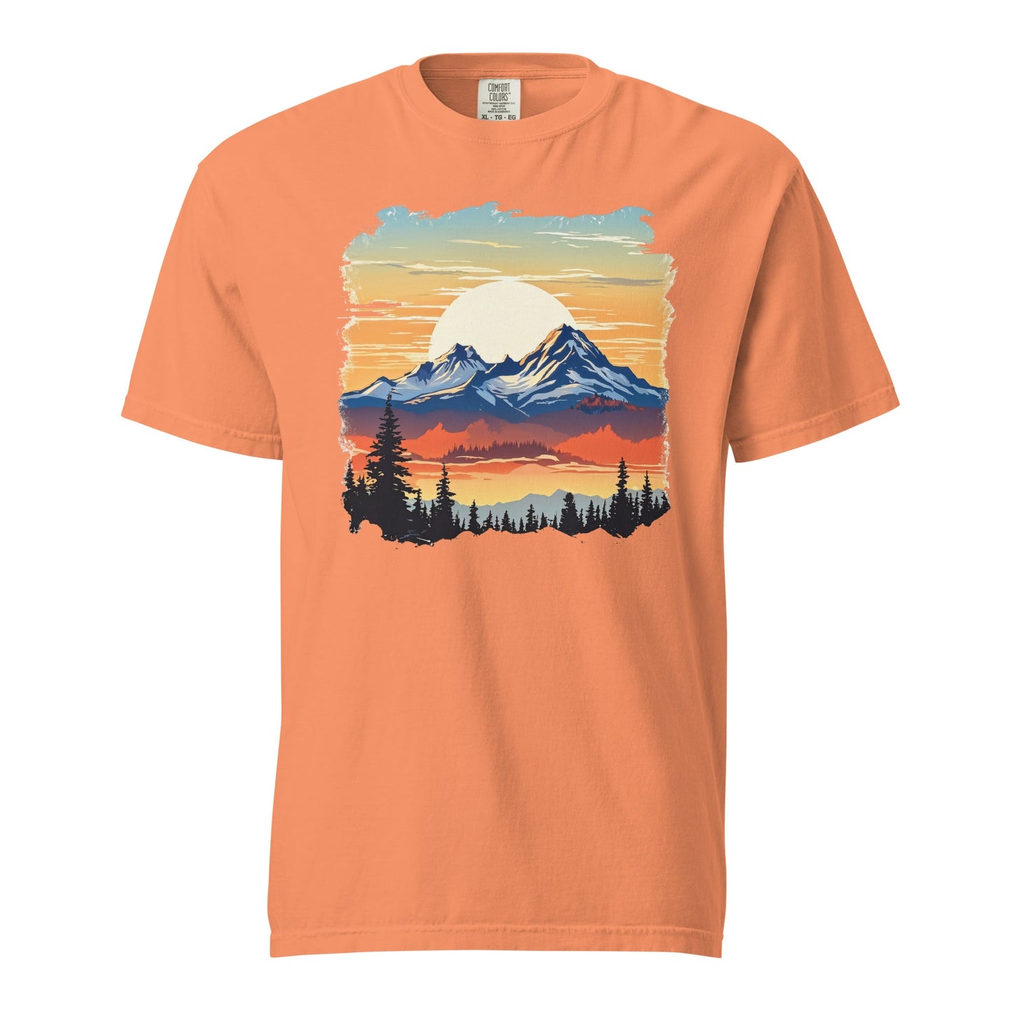 Sunset Mountains Women's (Unisex) Premium Tee - Women's Shirts - Discovery Co.