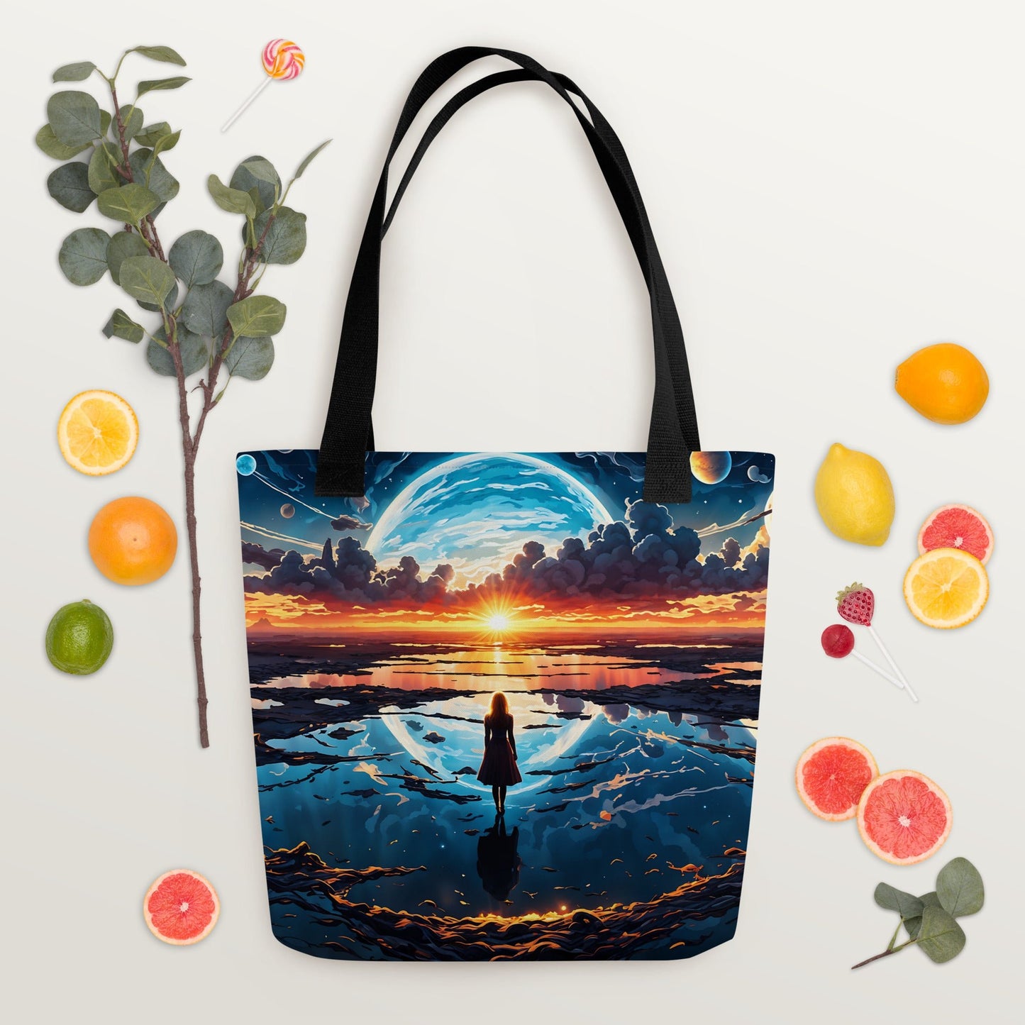 Surreal Nightfall Tote Bag - Tote Bags - Discovery Co.
