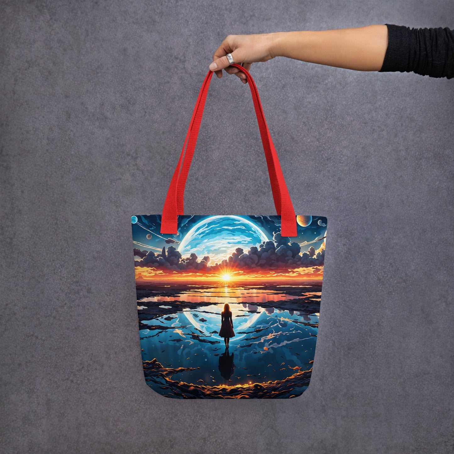 Surreal Nightfall Tote Bag - Tote Bags - Discovery Co.