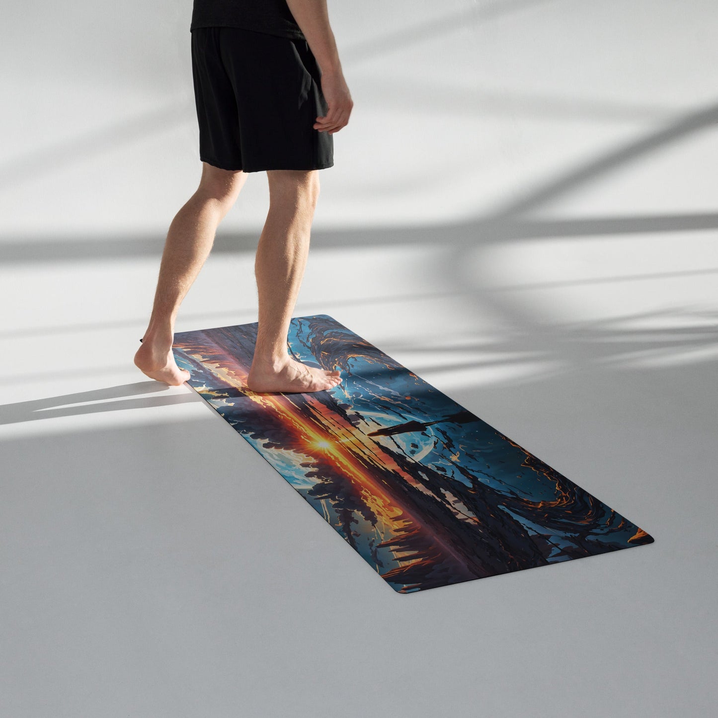 Surreal Nightfall Yoga Mat - Yoga Mat - Discovery Co.