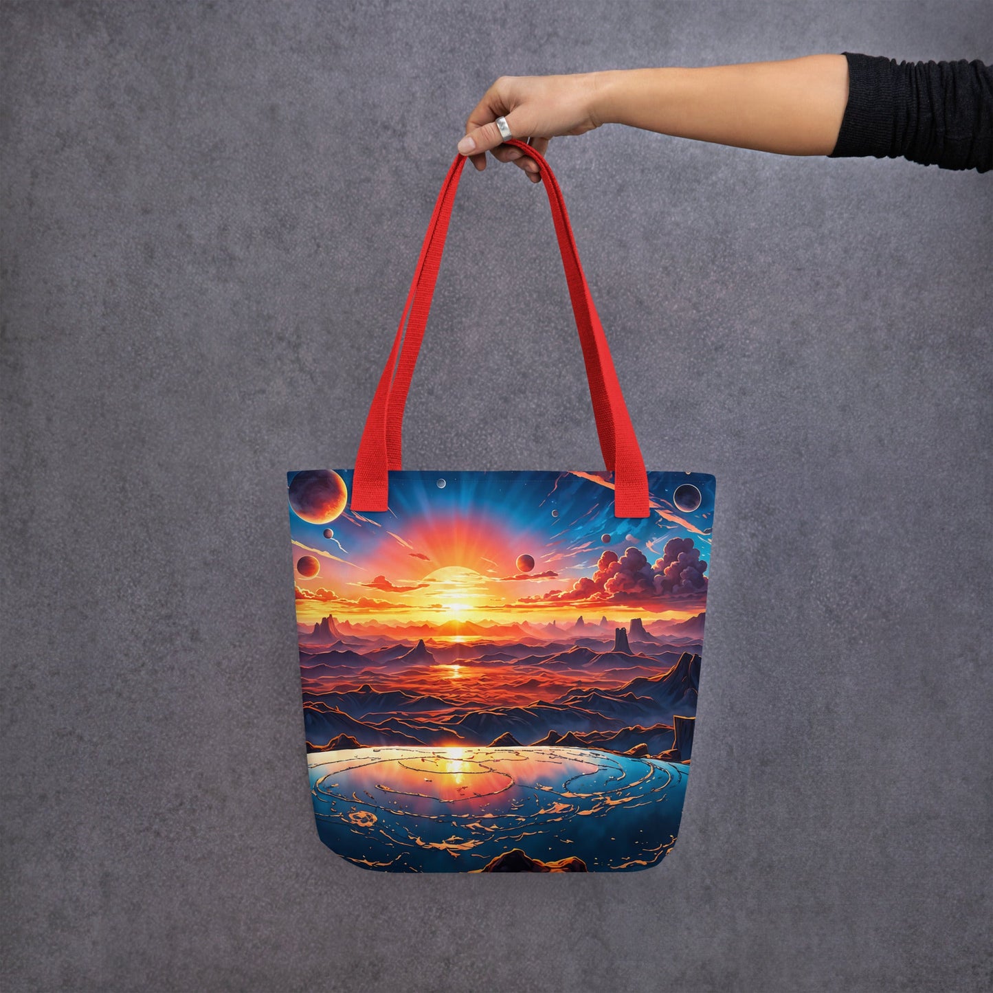 Surreal Sunset II Tote Bag - Tote Bags - Discovery Co.