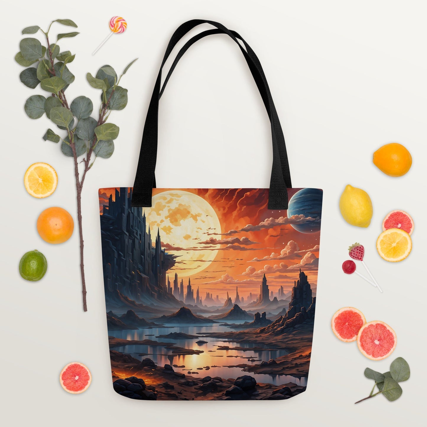 Surreal Sunset IV Tote Bag - Tote Bags - Discovery Co.
