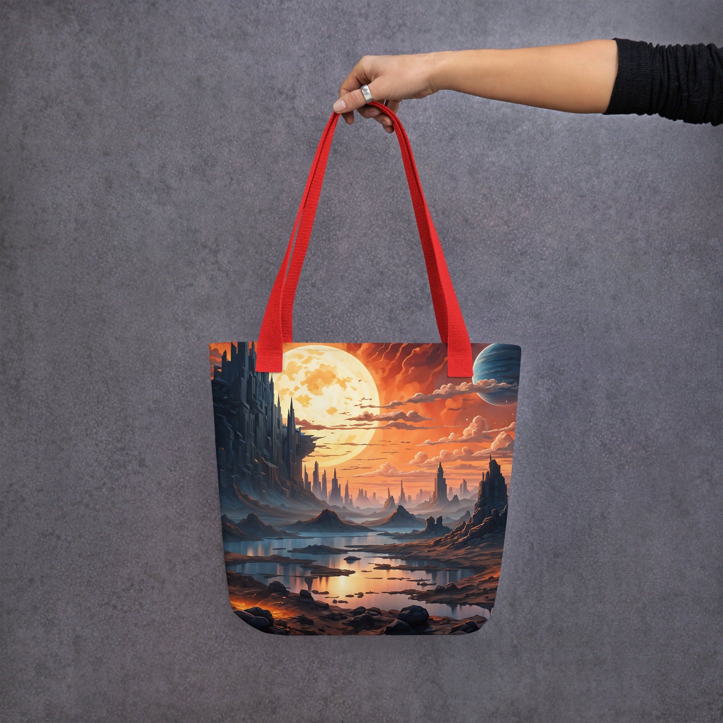 Surreal Sunset IV Tote Bag - Tote Bags - Discovery Co.