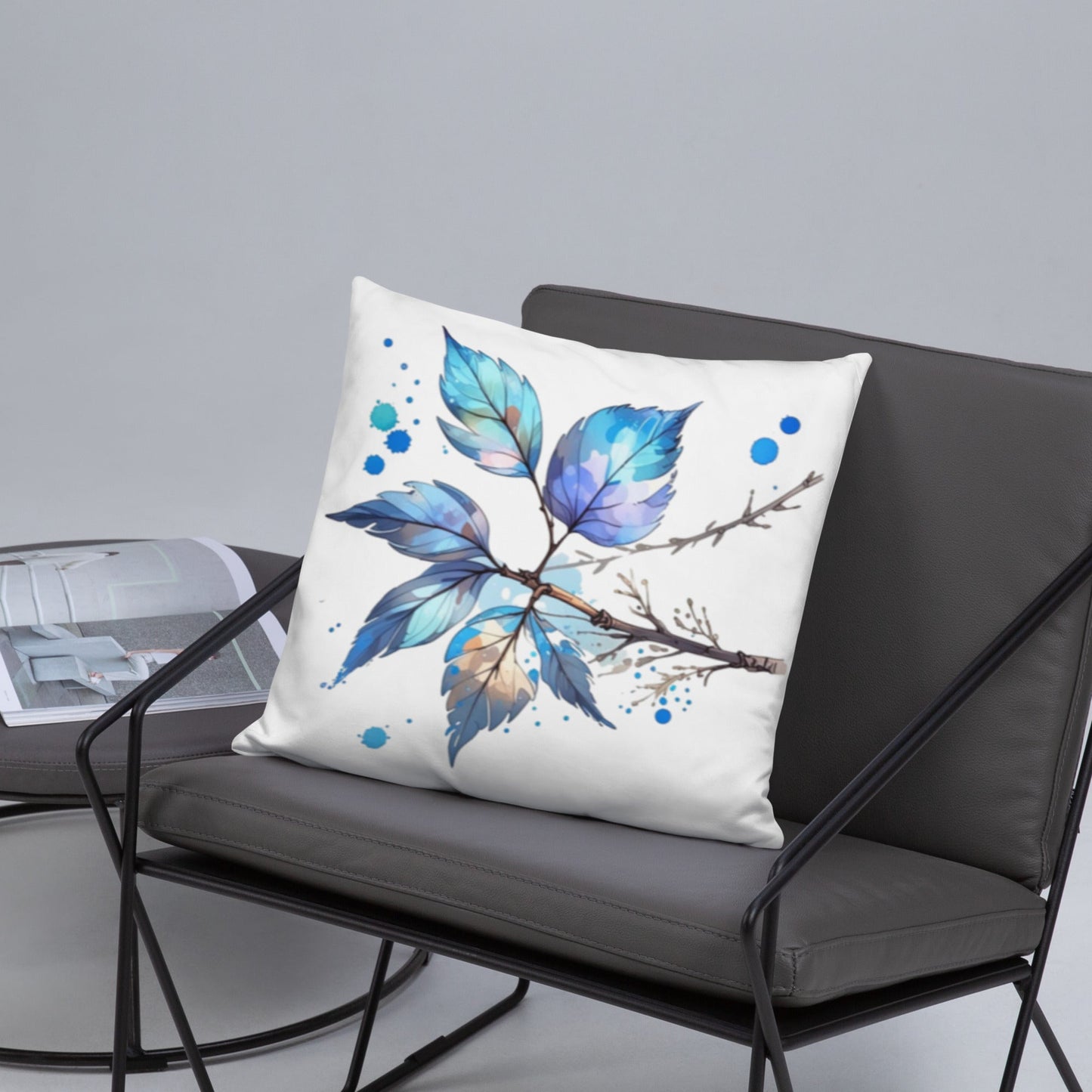 Tree Branch Watercolor Art Basic Pillow - Pillows - Discovery Co.
