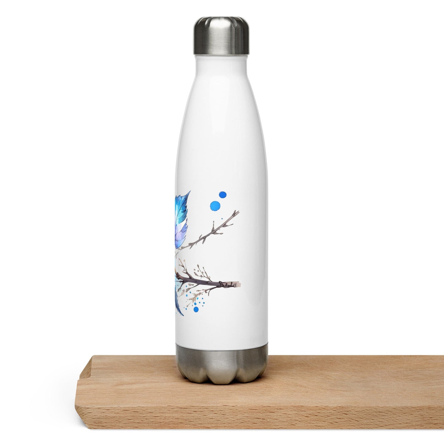 Tree Branch Watercolor Art Stainless Steel Water Bottle - Stainless Steel Water Bottle - Discovery Co.