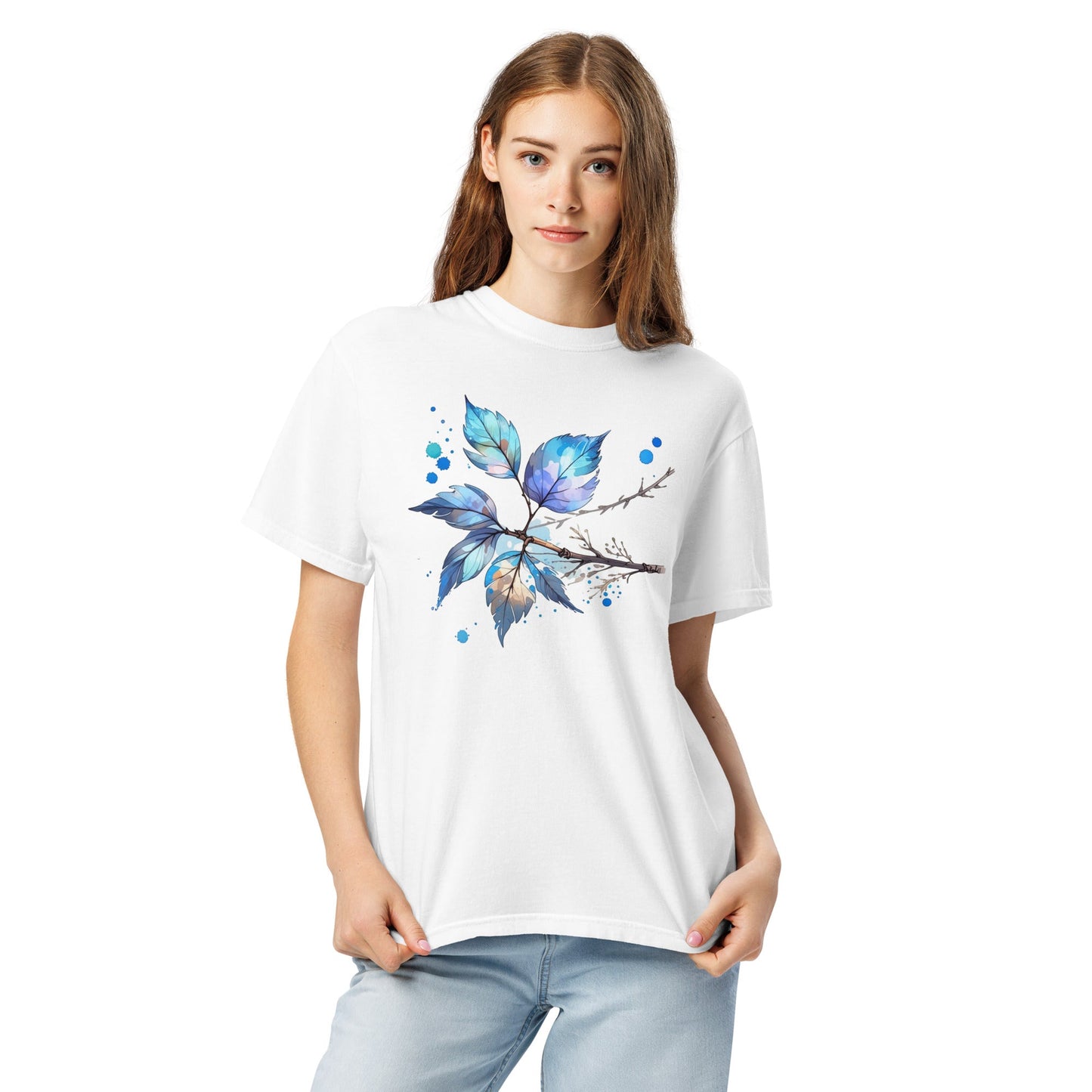 Tree Branch Watercolor Art Women's (Unisex) Premium Tee - Women's Shirts - Discovery Co.