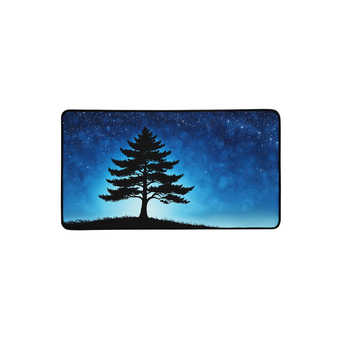 Tree In Night Sky Desk Mat - Mouse Pads - Discovery Co.