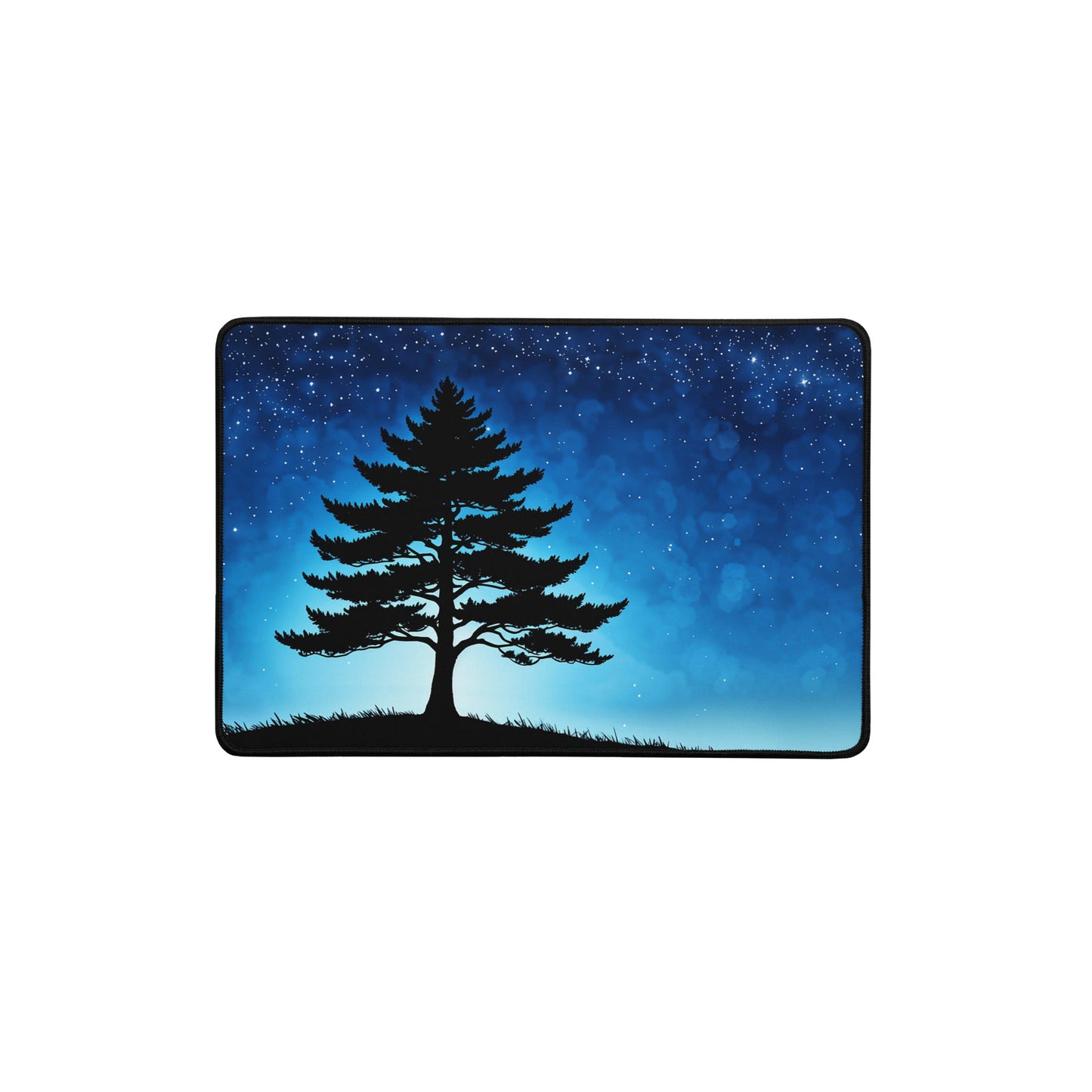 Tree In Night Sky Desk Mat - Mouse Pads - Discovery Co.