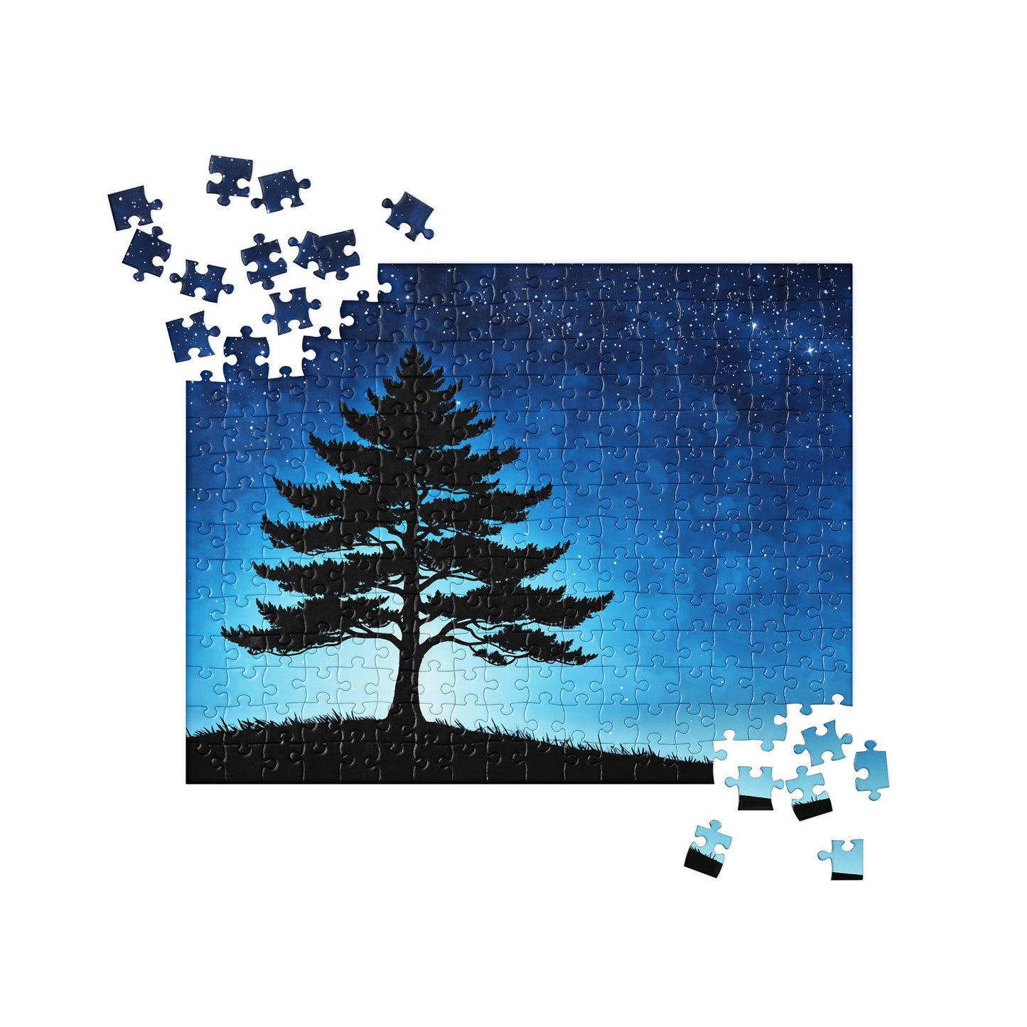 Tree In Night Sky Jigsaw Puzzle - Puzzle - Discovery Co.