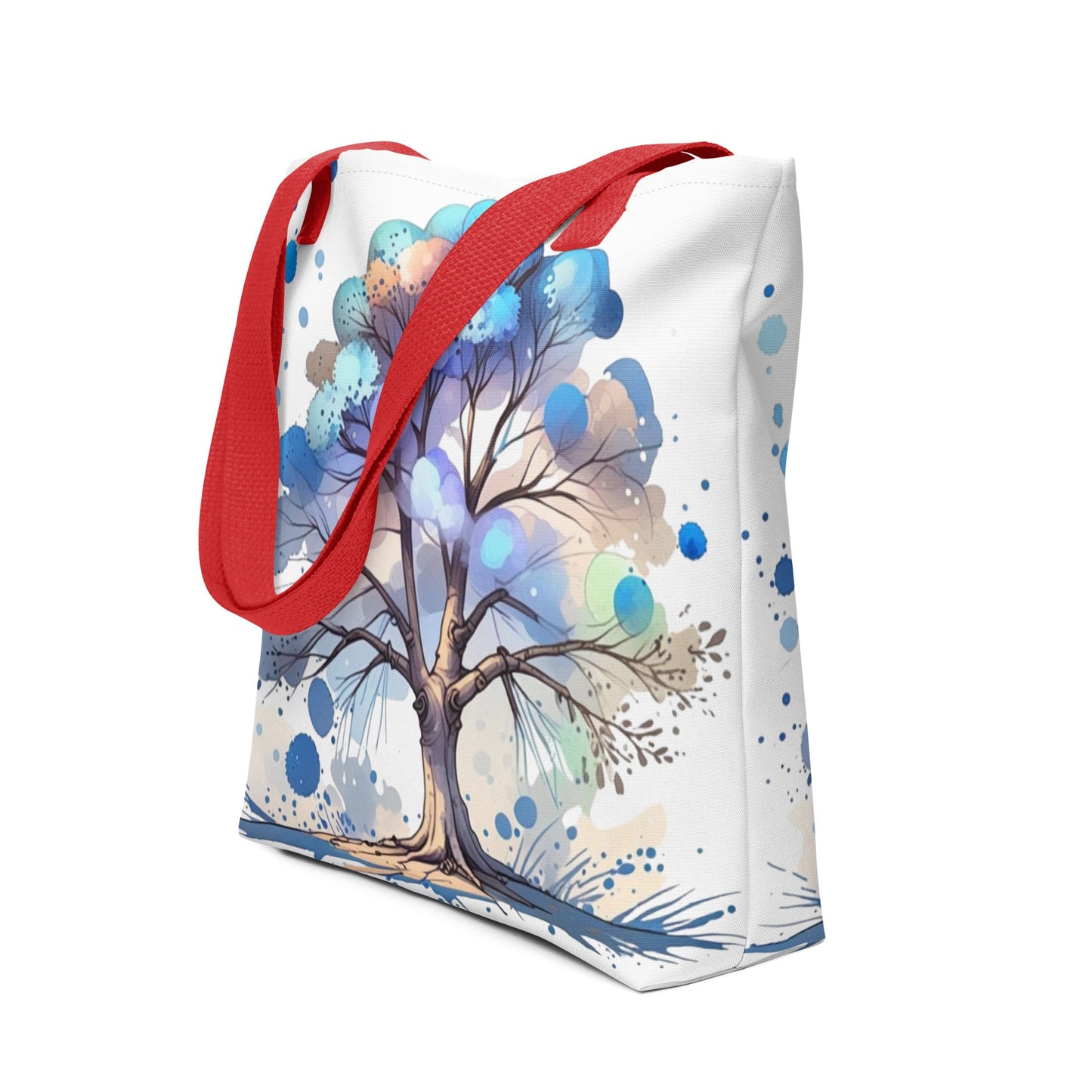 Tree Watercolor Art Tote Bag - Tote Bags - Discovery Co.