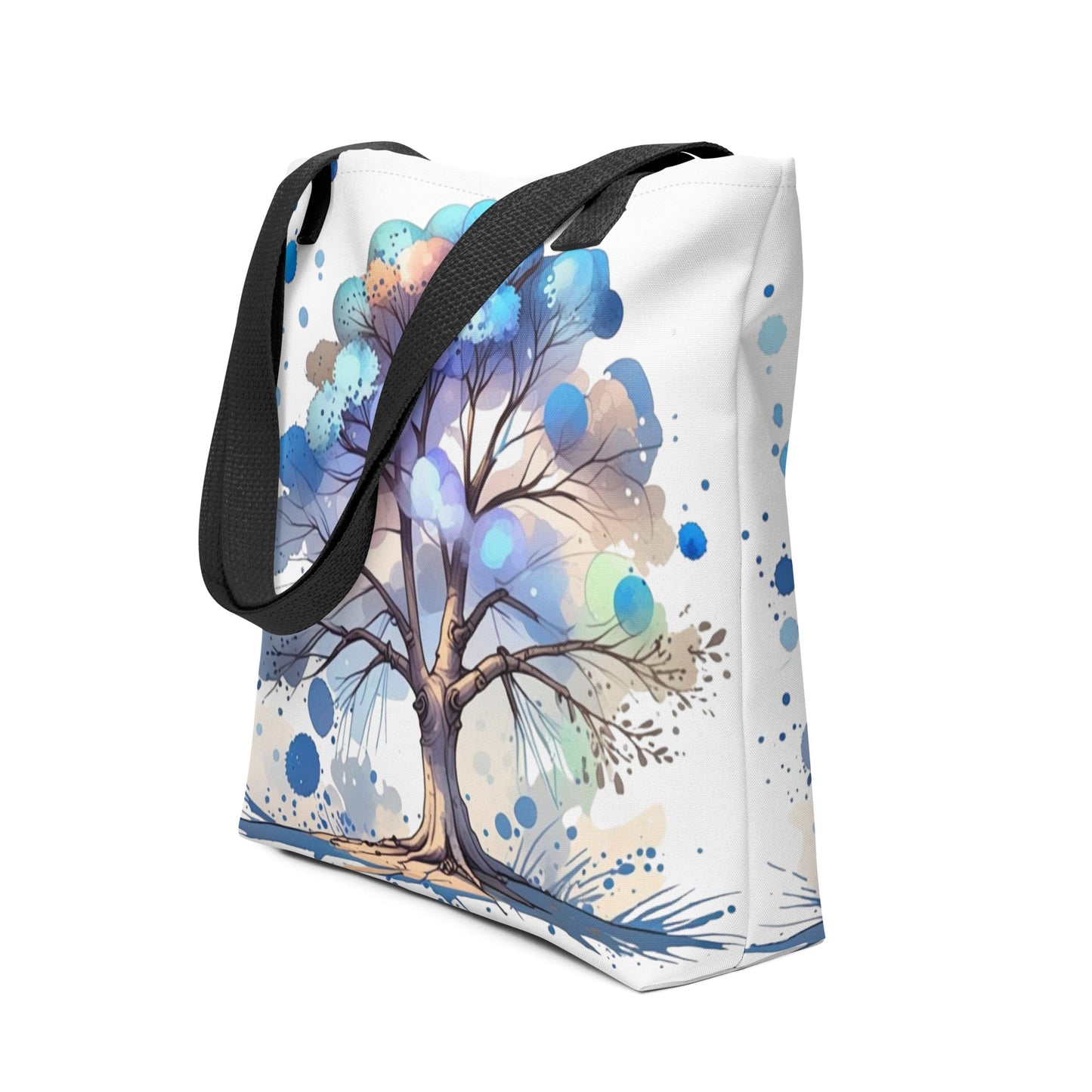 Tree Watercolor Art Tote Bag - Tote Bags - Discovery Co.