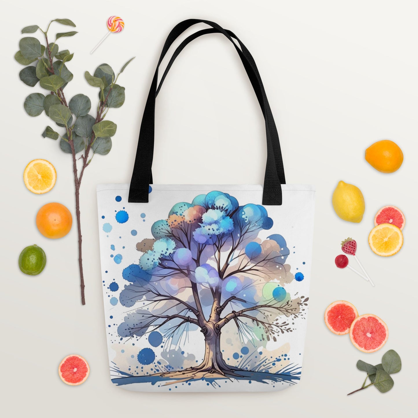 Tree Watercolor Art Tote Bag - Tote Bags - Discovery Co.