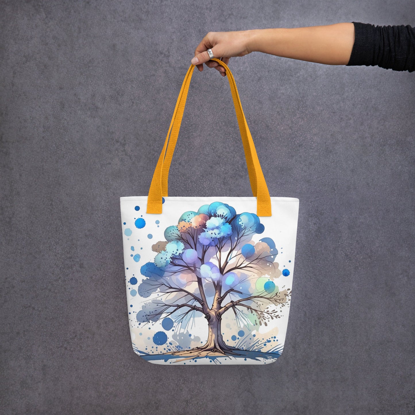 Tree Watercolor Art Tote Bag - Tote Bags - Discovery Co.