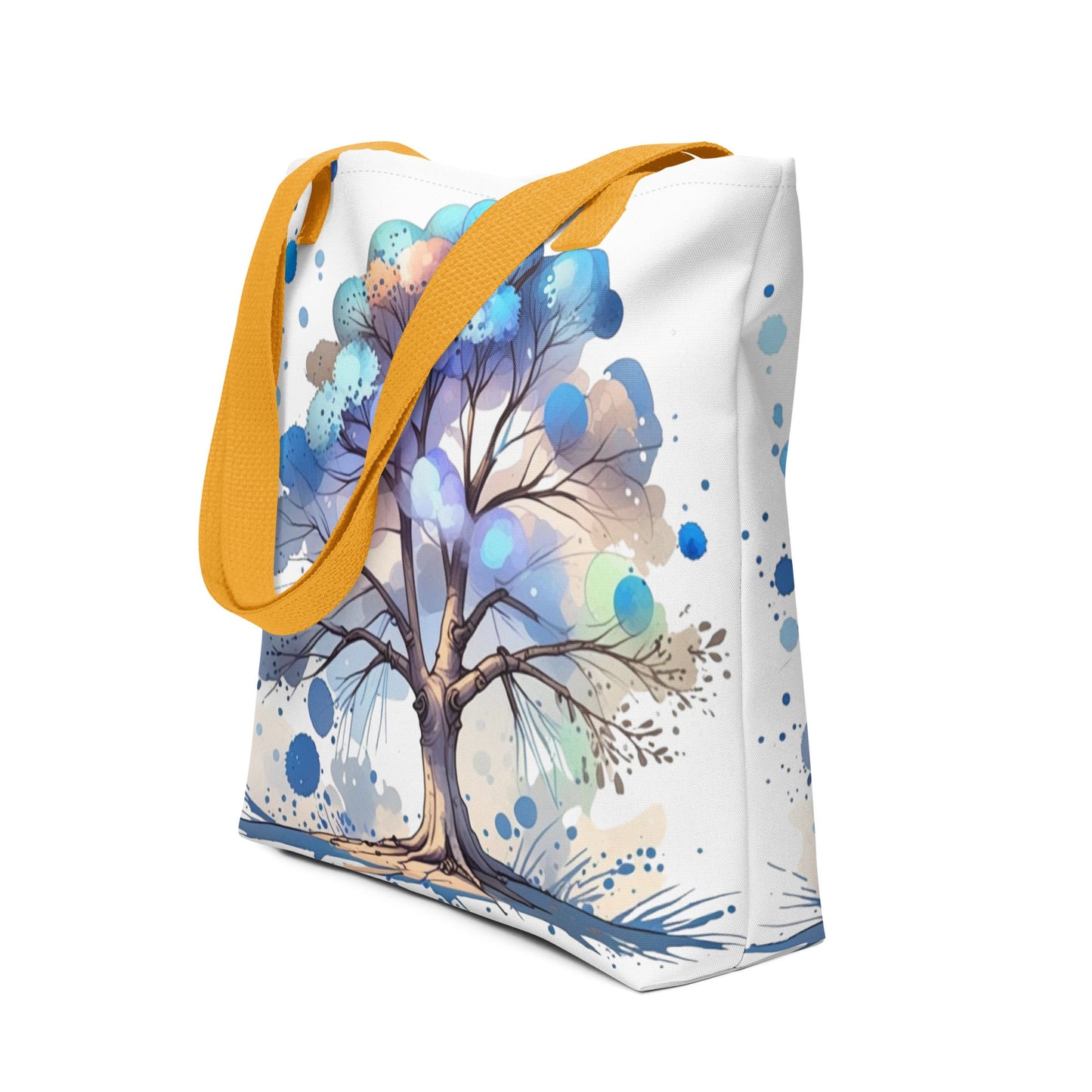Tree Watercolor Art Tote Bag - Tote Bags - Discovery Co.