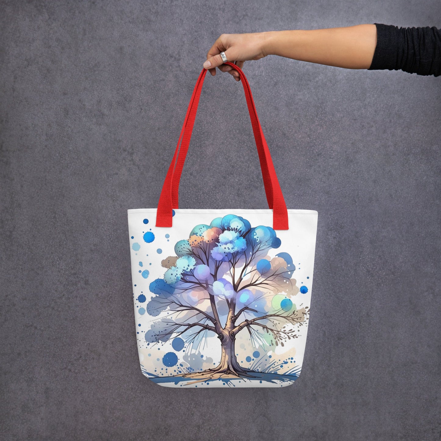 Tree Watercolor Art Tote Bag - Tote Bags - Discovery Co.