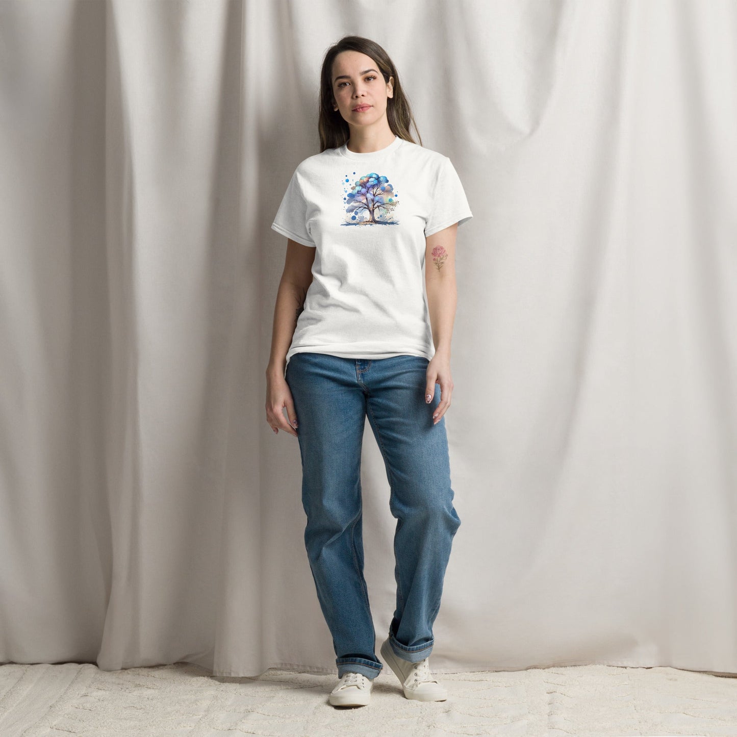Tree Watercolor Art Women's (Unisex) Classic Tee - Women's Shirts - Discovery Co.