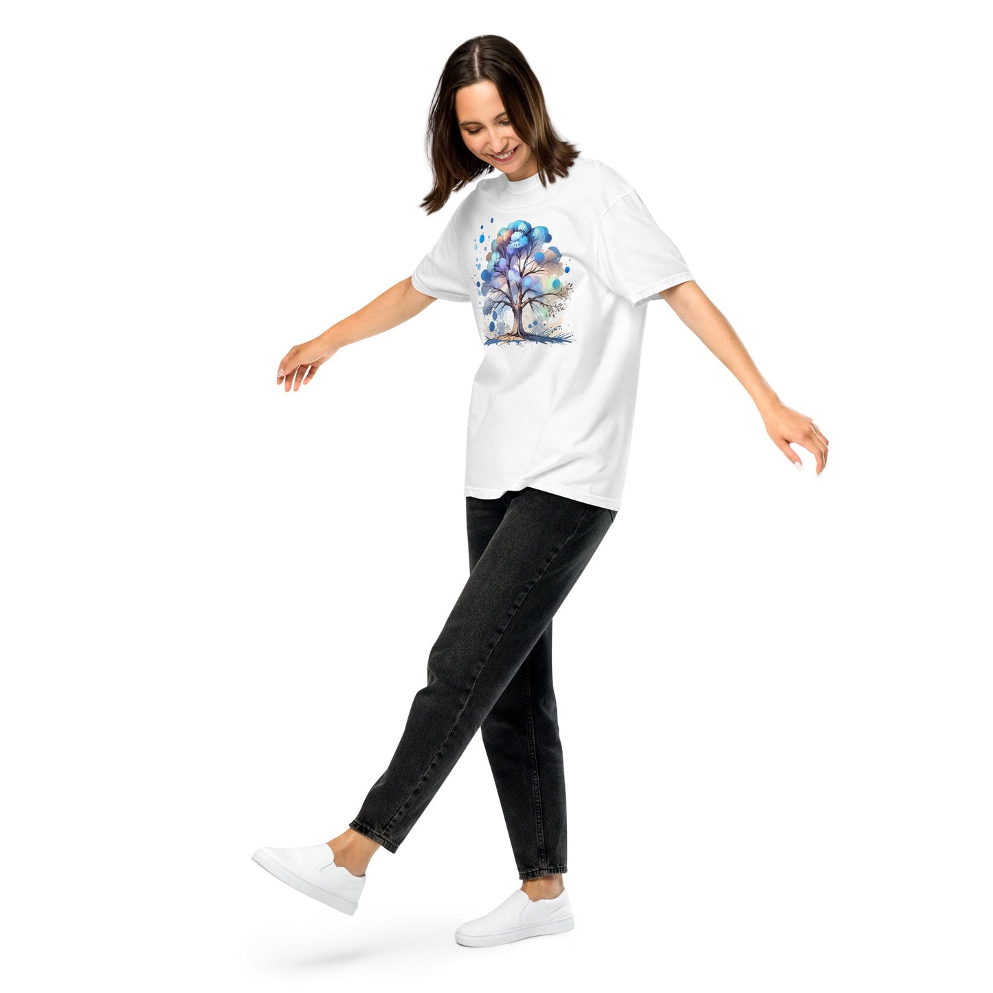 Tree Watercolor Art Women's (Unisex) Premium Tee - Women's Shirts - Discovery Co.