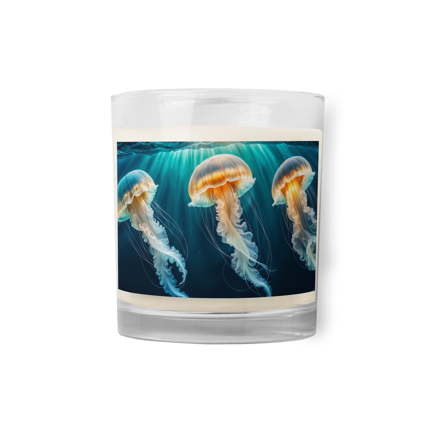 Trio Of Jellyfish Glass Jar Soy Wax Candle - Candles - Discovery Co.