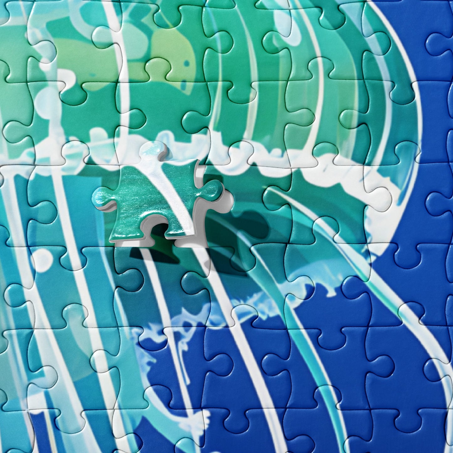 Turquoise Jellyfish Jigsaw Puzzle - Puzzle - Discovery Co.