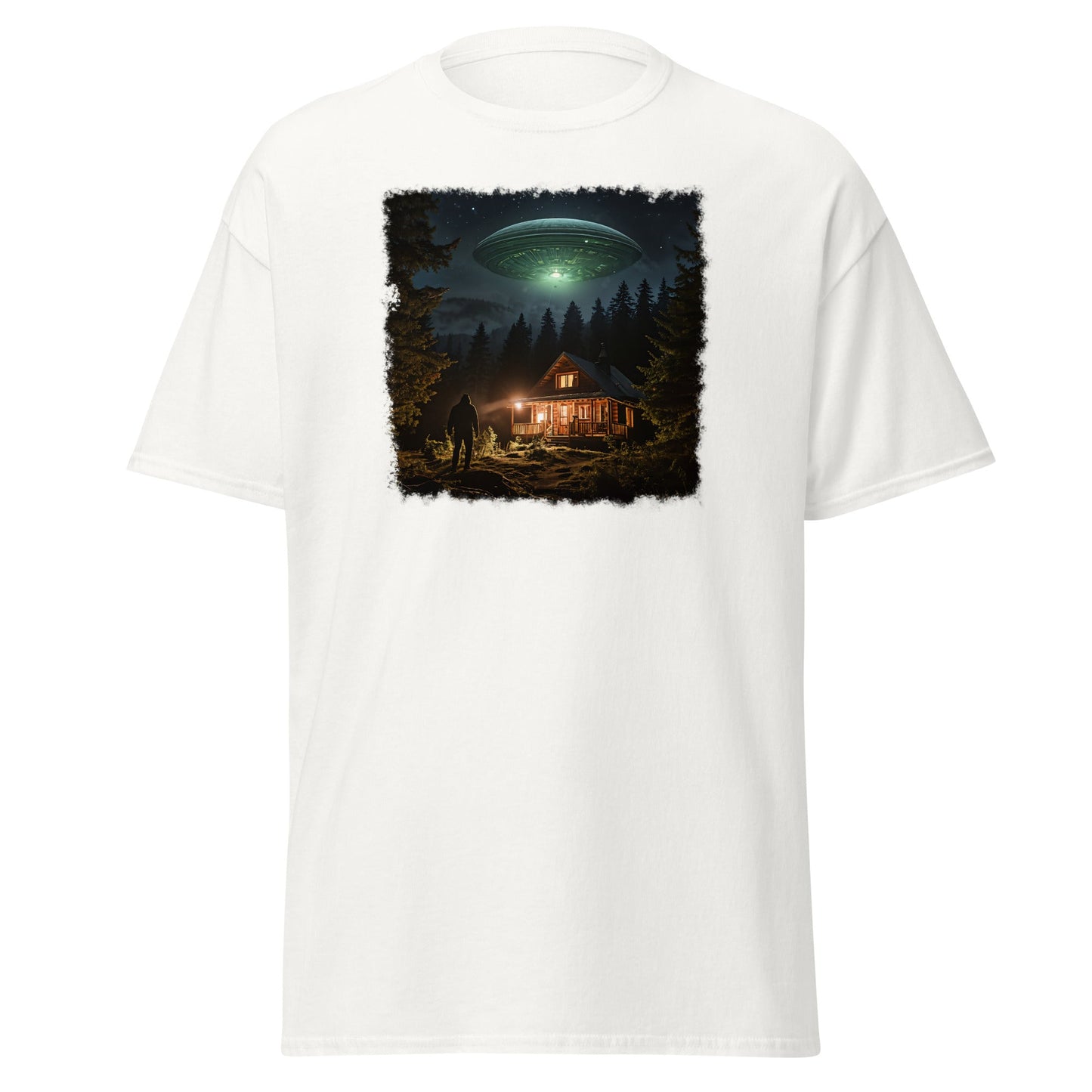UFO and Bigfoot Men's (Unisex) Classic Tee - Men's Shirts - Discovery Co.