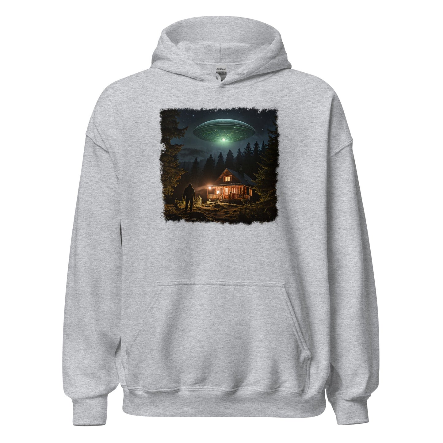 UFO and Bigfoot Women's (Unisex) Hoodie - Hoodies - Discovery Co.