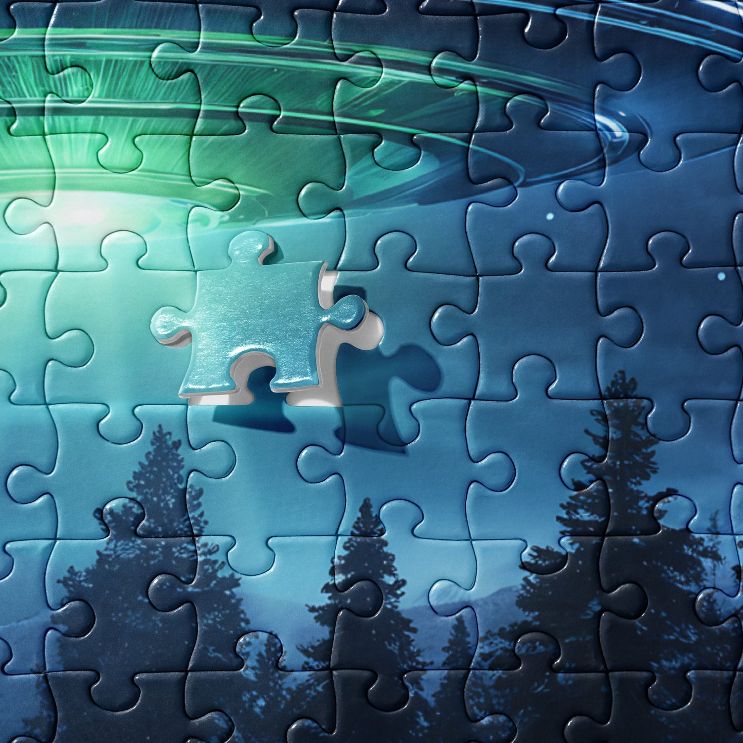 UFO Over House Jigsaw Puzzle - Puzzle - Discovery Co.